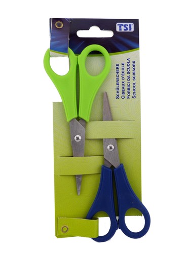 Kinder bastelschere spitz - 2x,