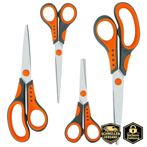 Scheren set 4er weicher griff - weicher,