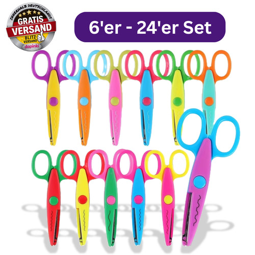 Kinder bastelscheren set - bastelscheren,