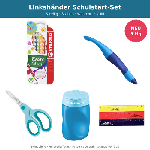 Linkshänder schulstart set - linkshänder,
